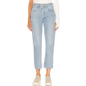 Agolde Riley High Rise Straight Crop Jeans Size 27